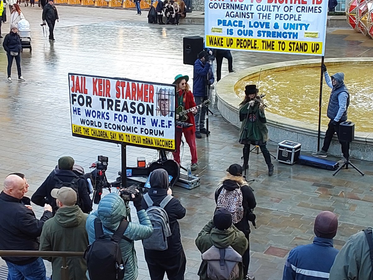 Anti Digital ID Protest Birmingham 20 December&nbsp;2025